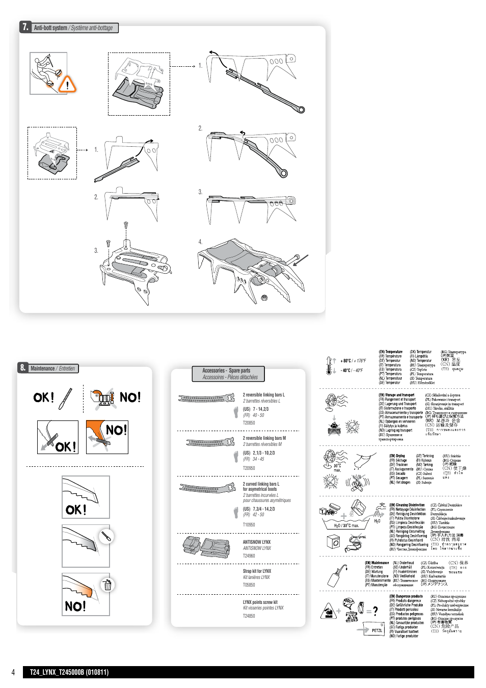 Drawings, Cahier, Miniplan 2 verso | Miniplan 2 recto, Miniplan 1 verso | Petzl LYNX User Manual | Page 4 / 15