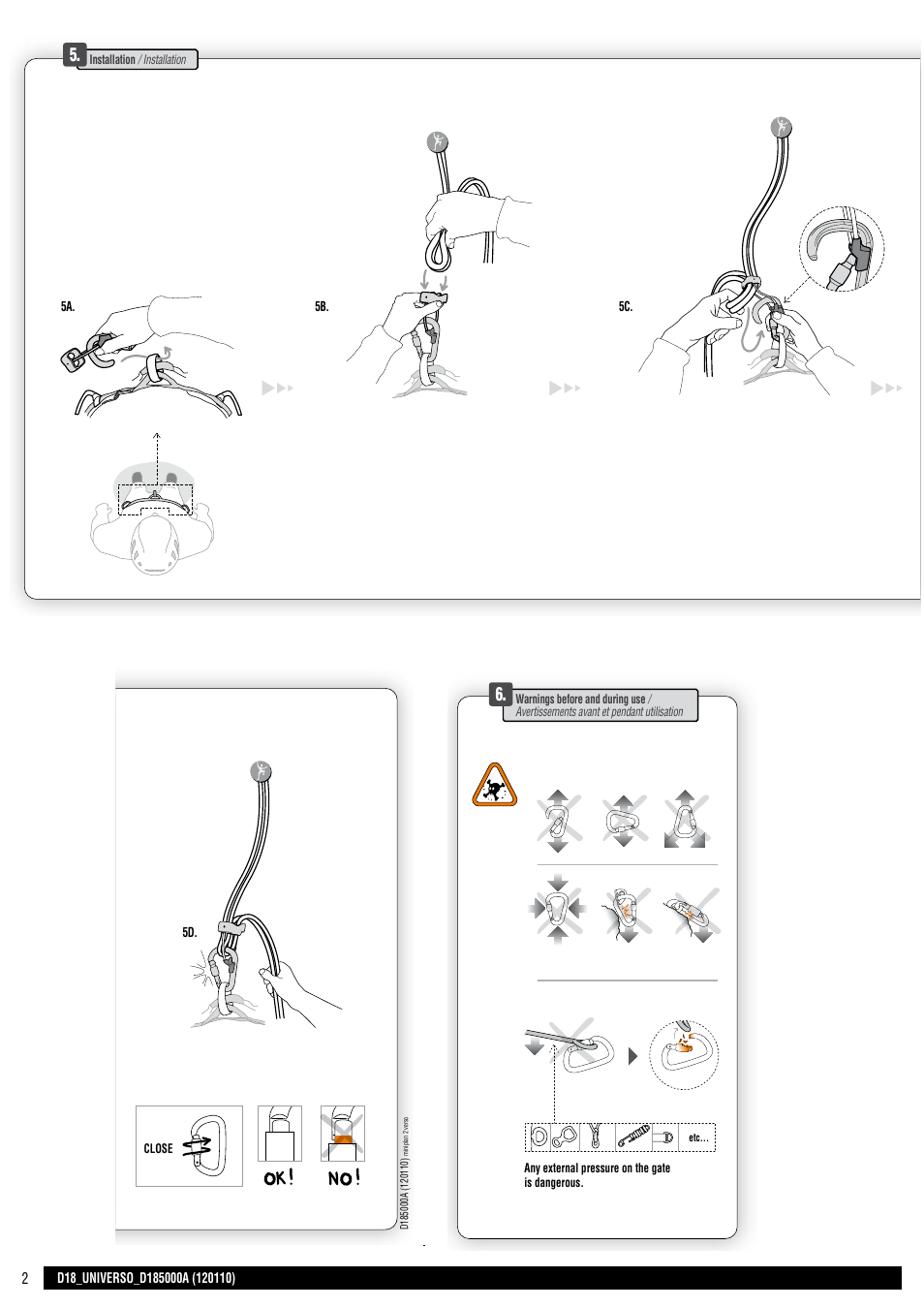 Drawings | Petzl UNIVERSO User Manual | Page 2 / 24