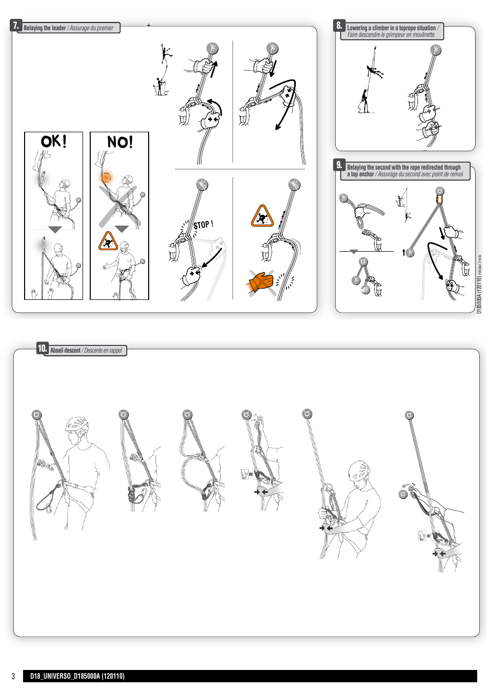 Drawings | Petzl UNIVERSO User Manual | Page 3 / 24