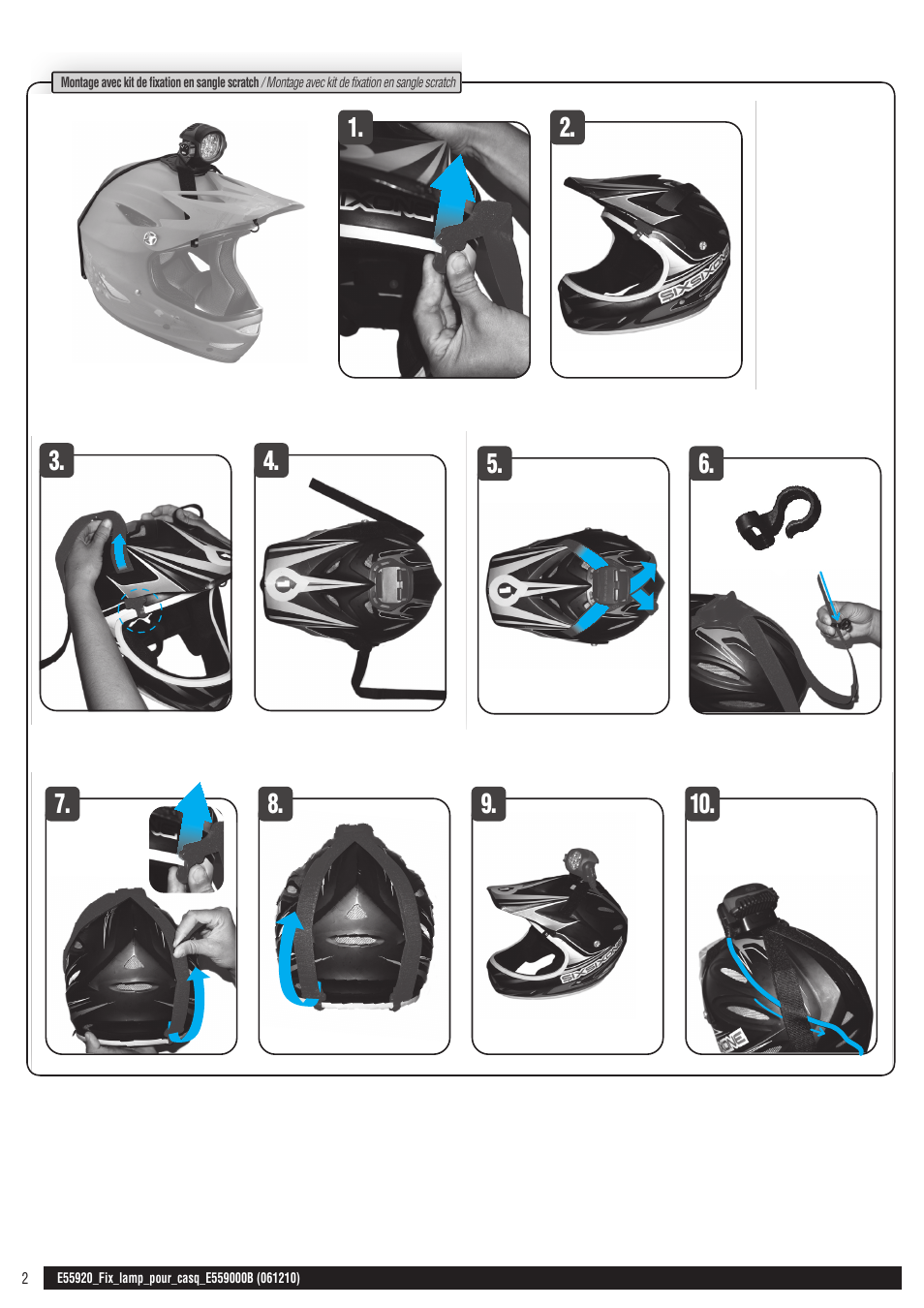 Drawings, Cahier | Petzl ULTRA_крепление на велошлем User Manual | Page 2 / 9