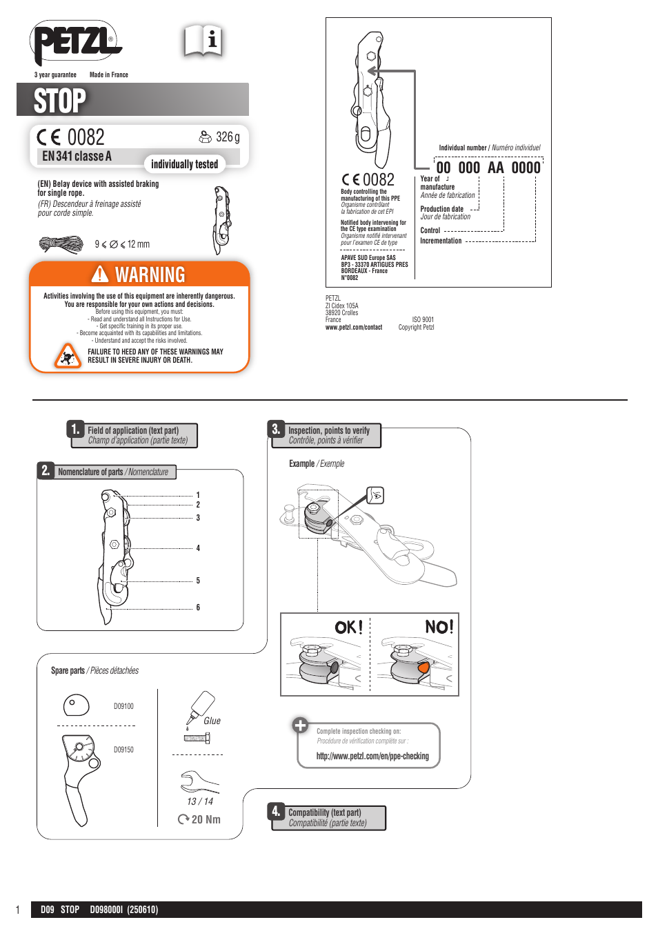 Petzl STOP User Manual | 22 pages