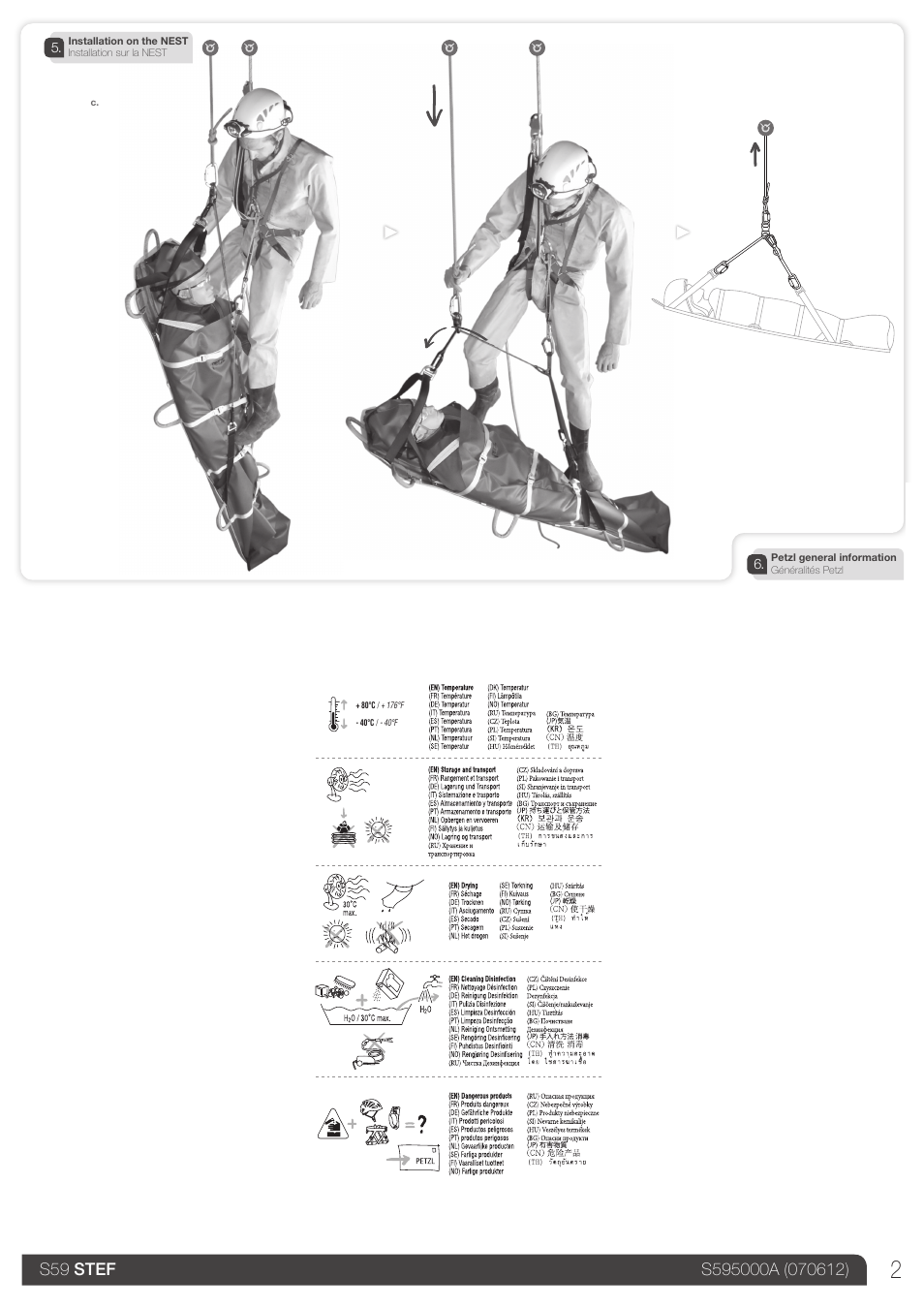 Drawings | Petzl STEF User Manual | Page 2 / 12