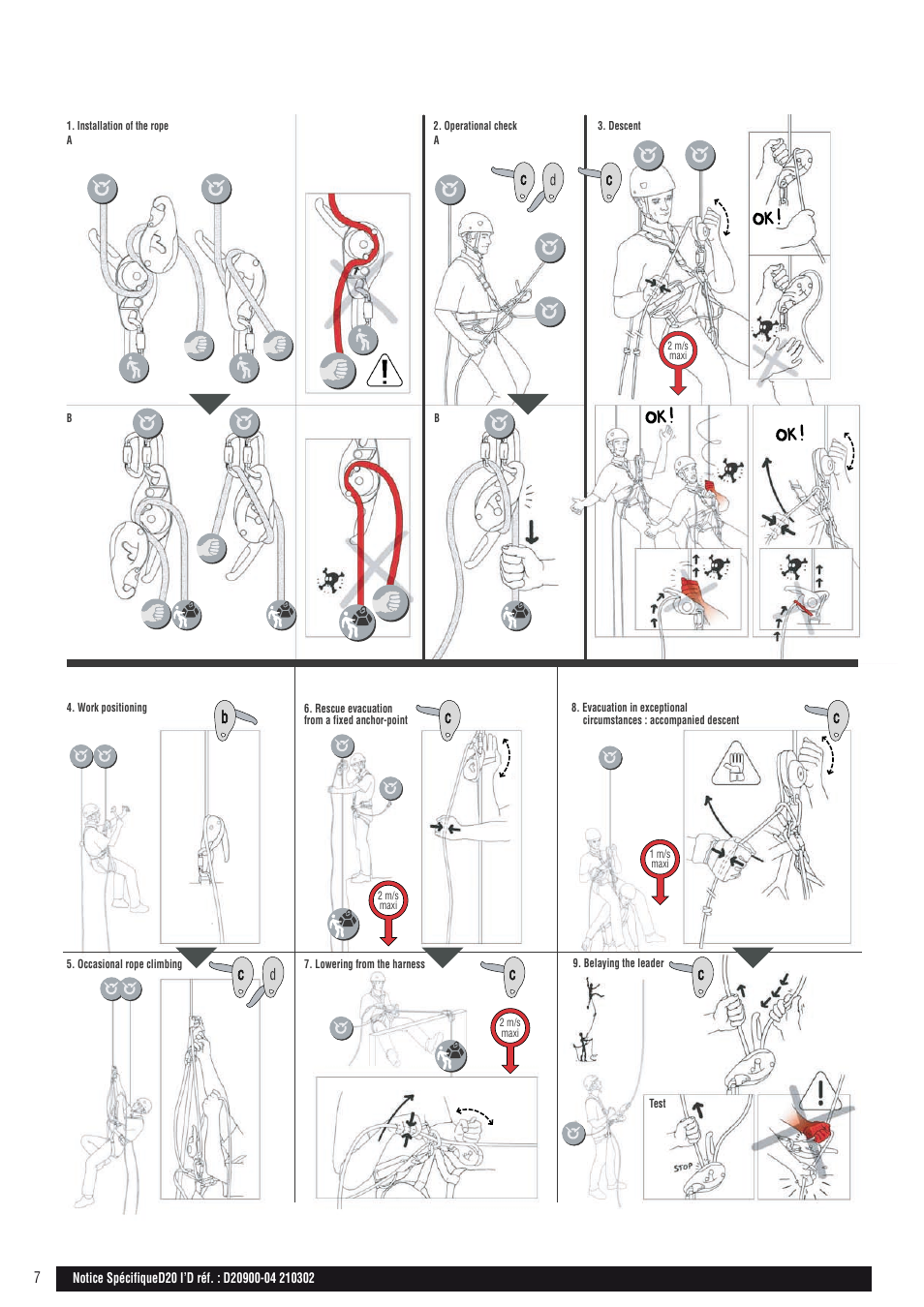 Drawings | Petzl I'D D20 S User Manual | Page 7 / 28