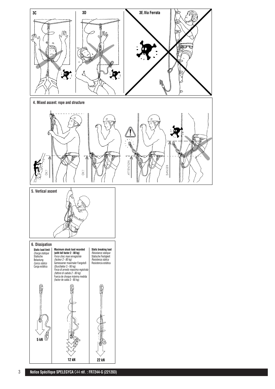 Drawings | Petzl SPELEGYCA User Manual | Page 3 / 10