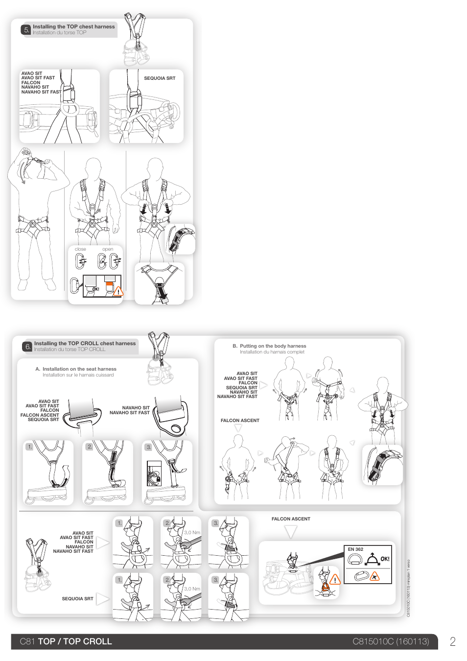 Drawings | Petzl TOP CROLL User Manual | Page 2 / 23