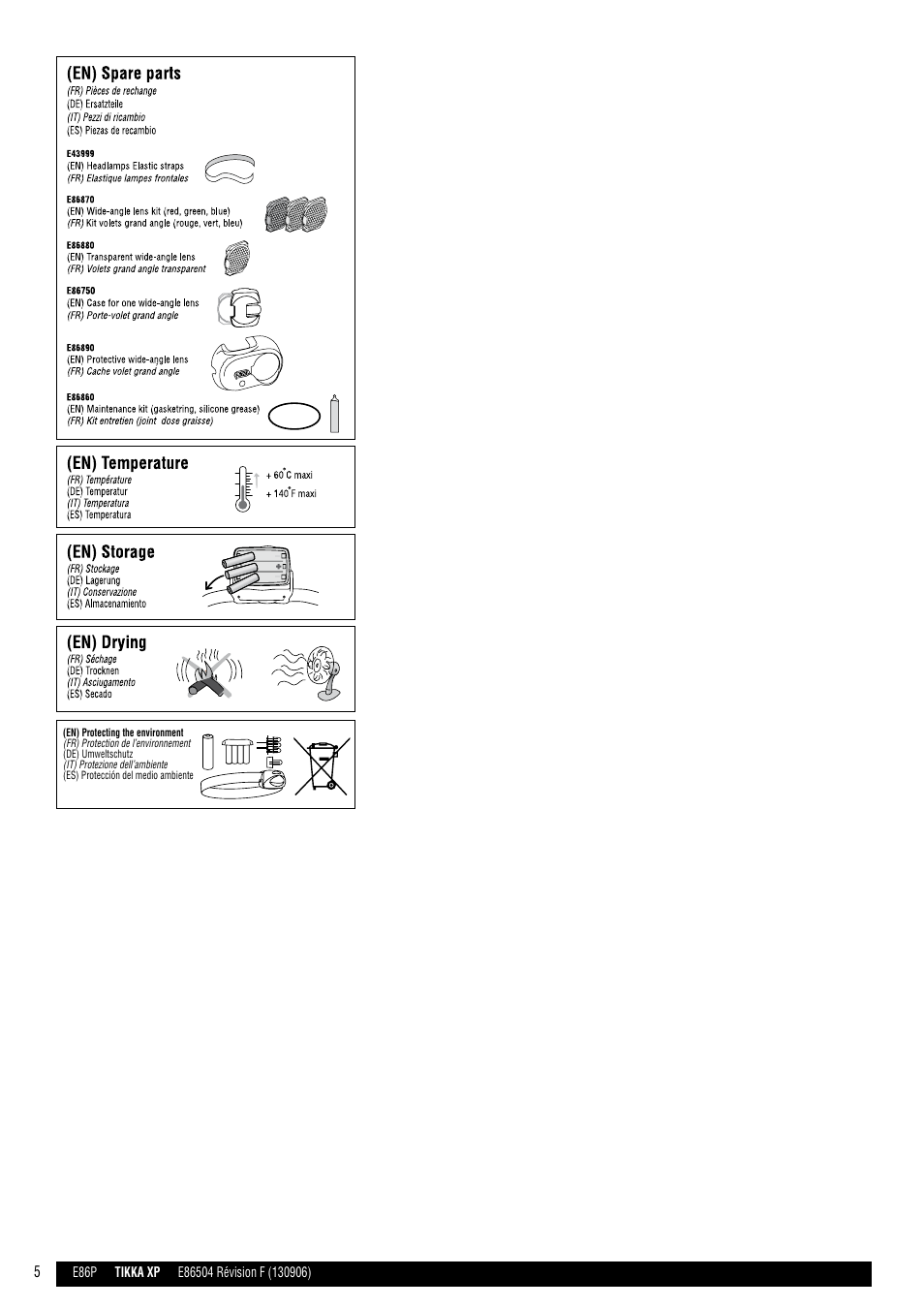 Petzl TACTIKKA XP ADAPT User Manual | Page 5 / 10