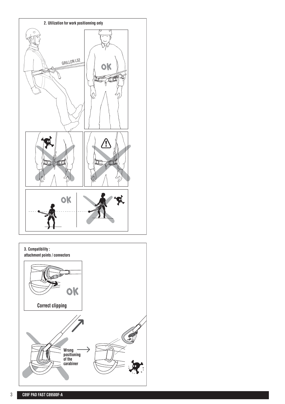 Drawings | Petzl PAD FAST User Manual | Page 3 / 10