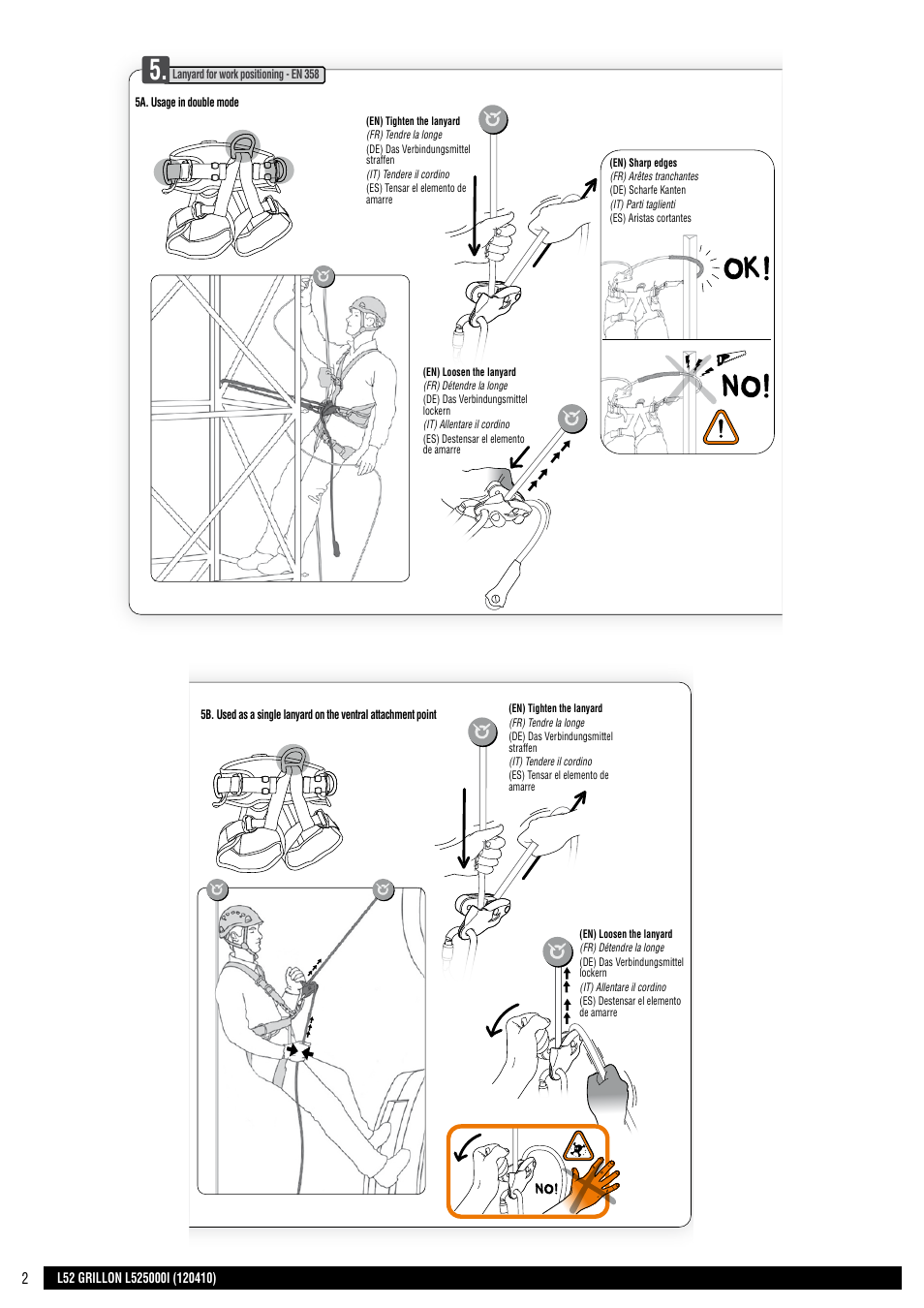 Drawings | Petzl GRILLON MGO User Manual | Page 2 / 24