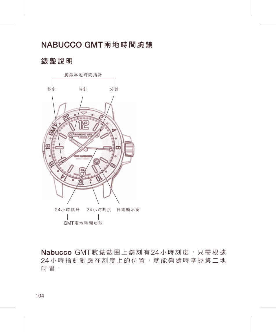 Raymond Weil Nabucco User Manual | Page 104 / 136