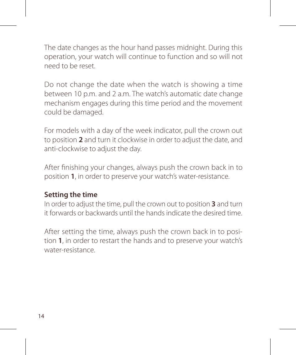 Raymond Weil Nabucco User Manual | Page 14 / 136