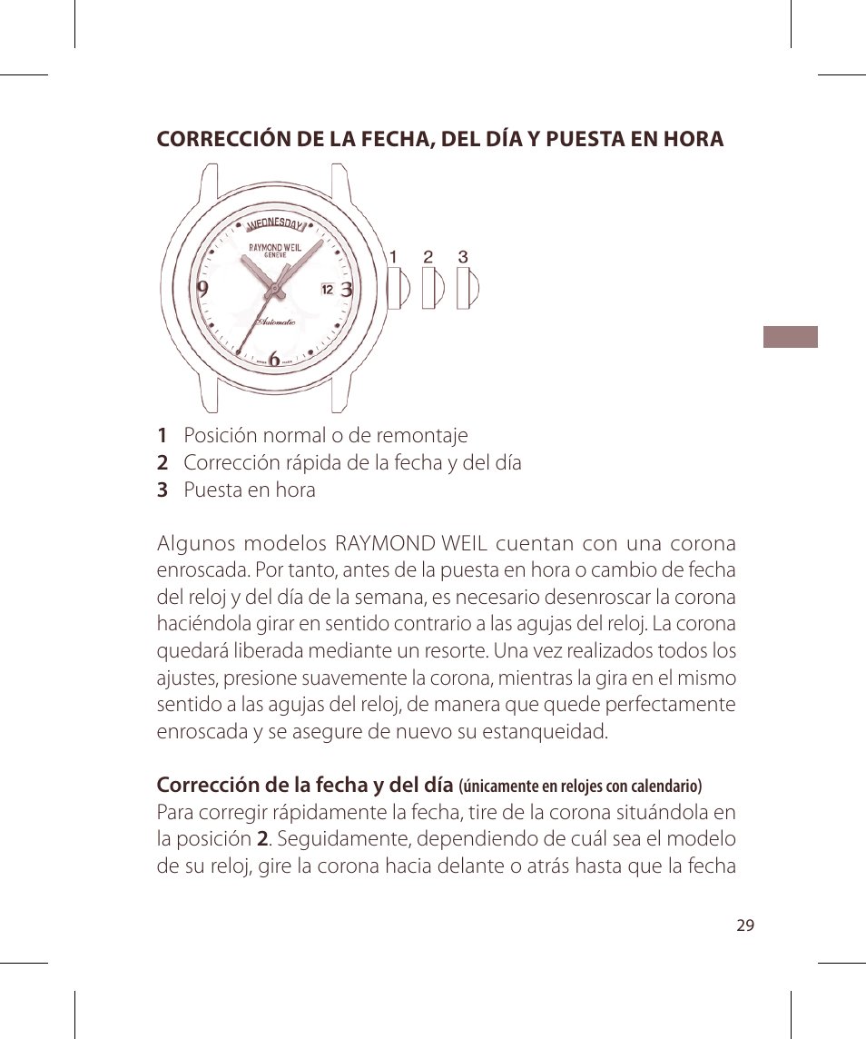 Raymond Weil Nabucco User Manual | Page 29 / 136