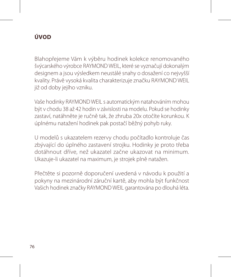 Raymond Weil Nabucco User Manual | Page 76 / 136