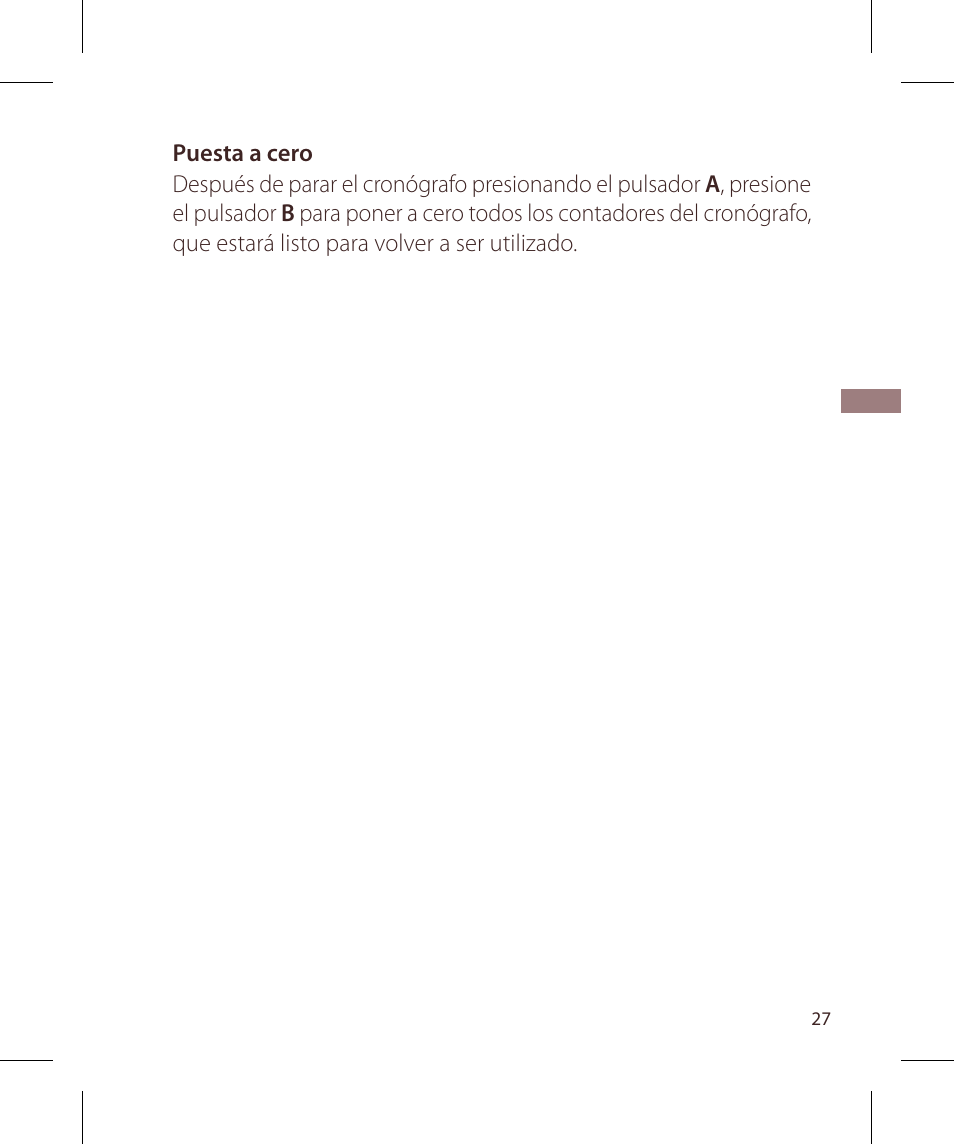 Raymond Weil Хронографы с автоподзаводом User Manual | Page 27 / 100