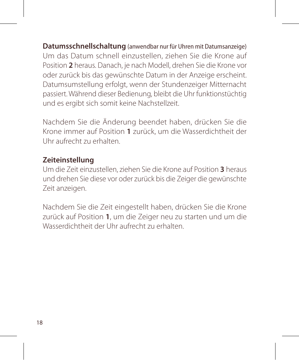 Raymond Weil Кварцевые User Manual | Page 18 / 104