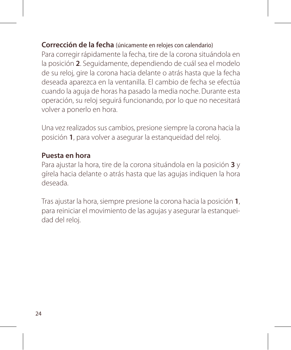 Raymond Weil Кварцевые User Manual | Page 24 / 104