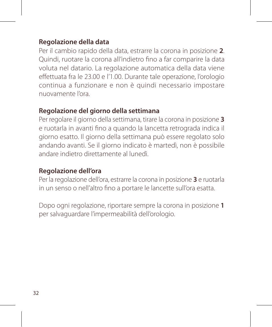 Raymond Weil Кварцевые User Manual | Page 32 / 104