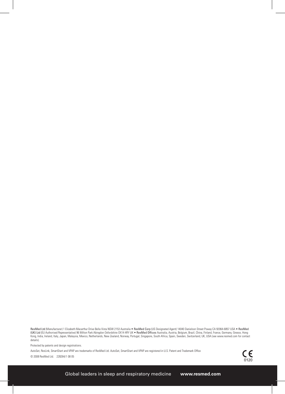 ResMed VPAP III ST-A User Manual | Page 56 / 56