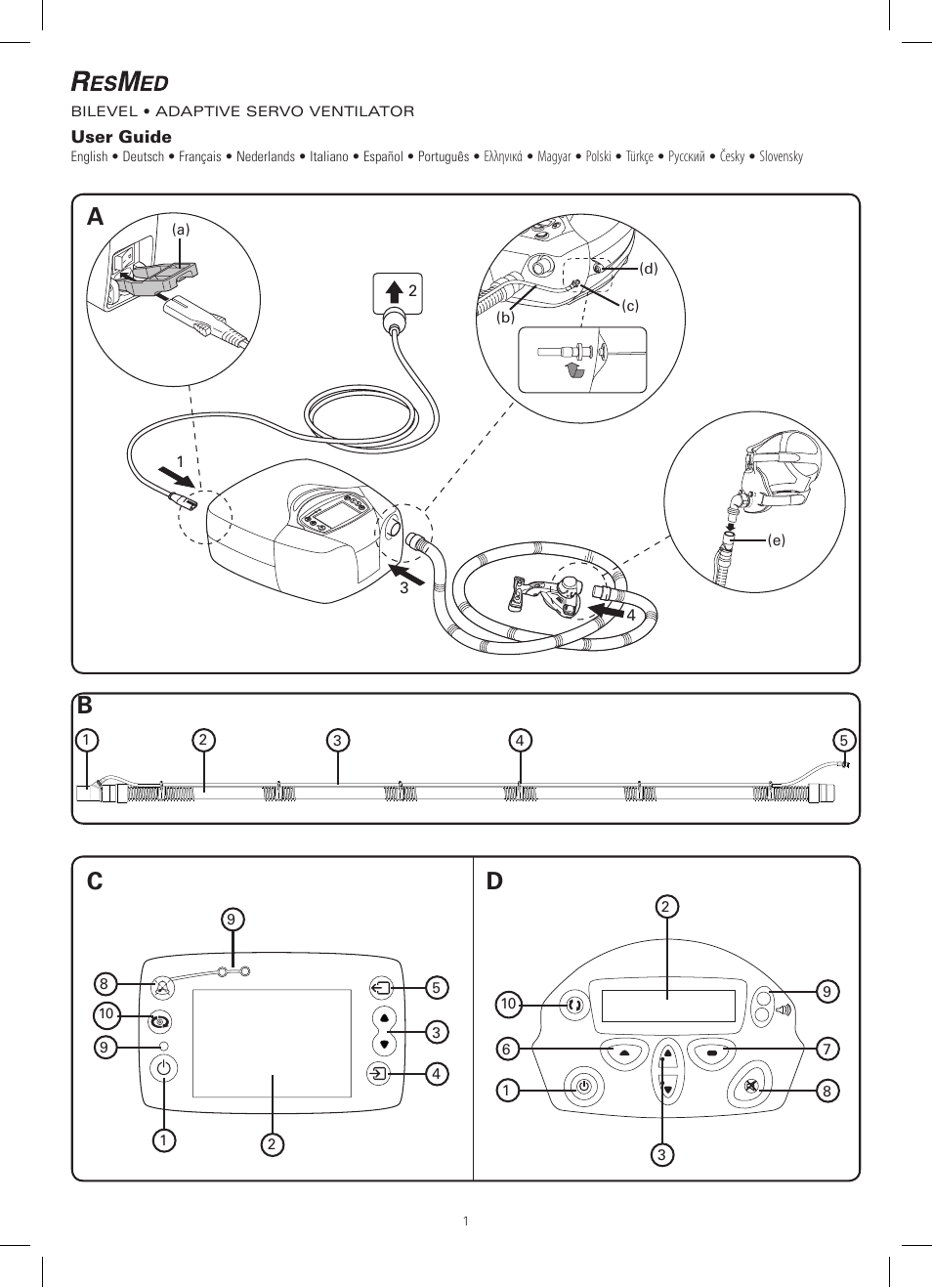 ResMed AutoSet CS 2 User Manual | 56 pages