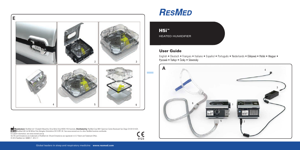 ResMed S9 H5i User Manual | 156 pages