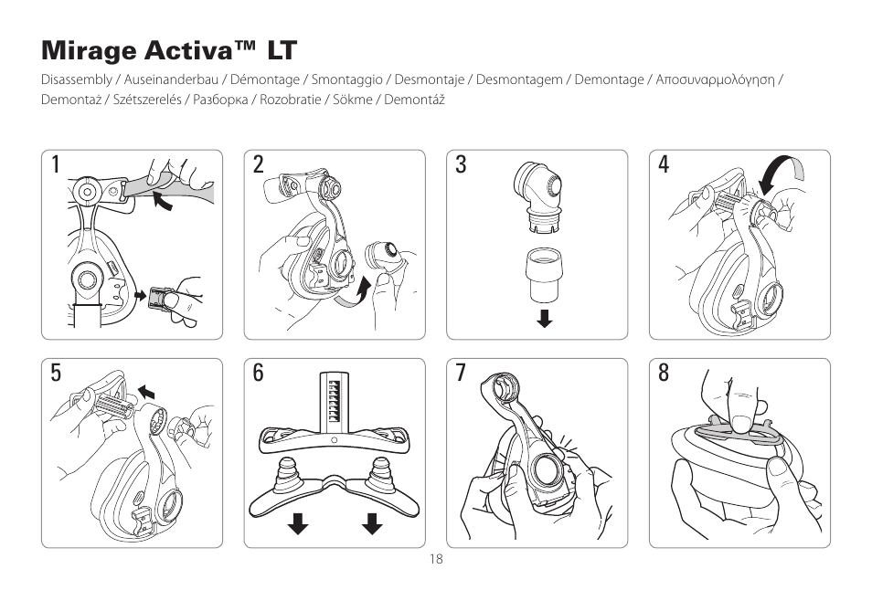ResMed Mirage Activa User Manual | Page 18 / 88