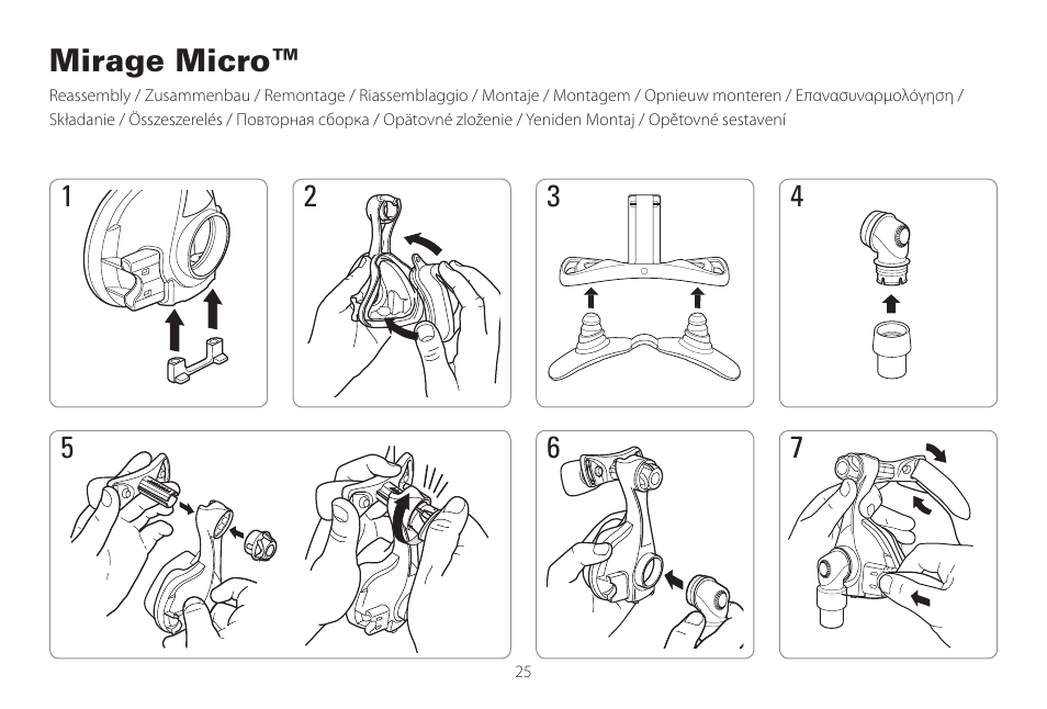 ResMed Mirage Activa User Manual | Page 25 / 88