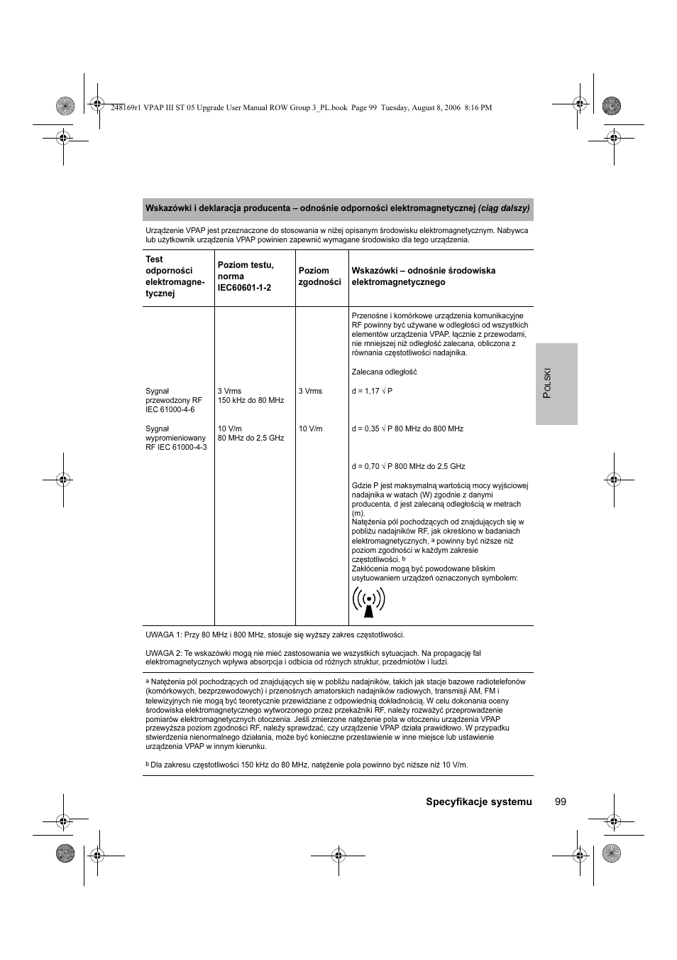 ResMed VPAP III & III ST User Manual | Page 105 / 266