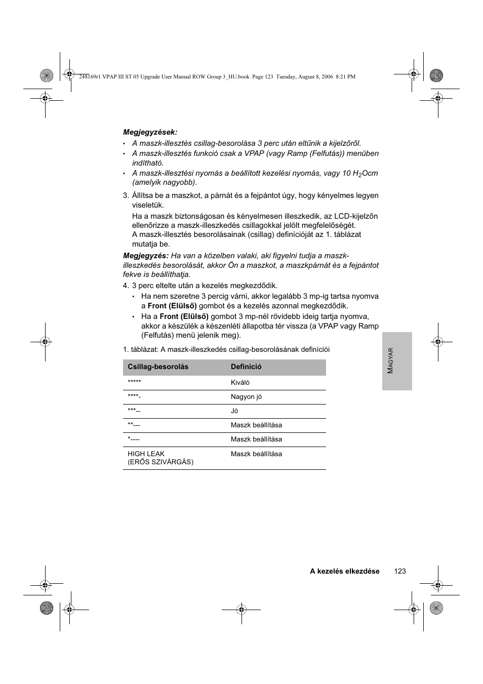 ResMed VPAP III & III ST User Manual | Page 129 / 266