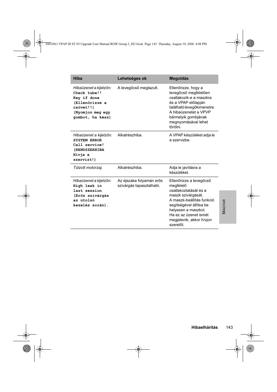 ResMed VPAP III & III ST User Manual | Page 149 / 266