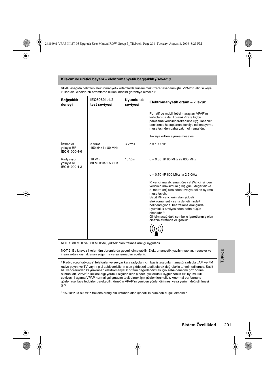 ResMed VPAP III & III ST User Manual | Page 207 / 266
