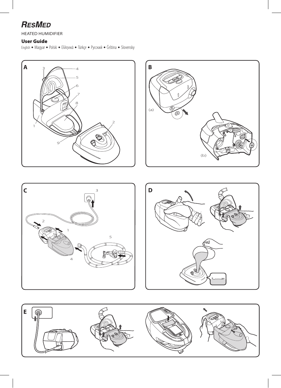 ResMed HumidAire 3i User Manual | 24 pages