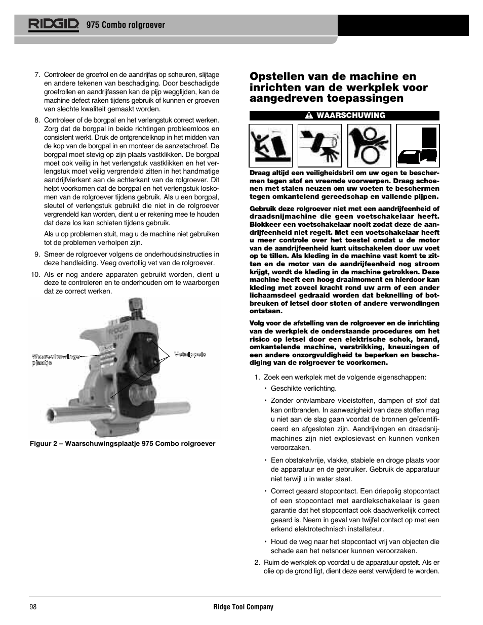 RIDGID Combo Roll Groover User Manual | Page 100 / 490