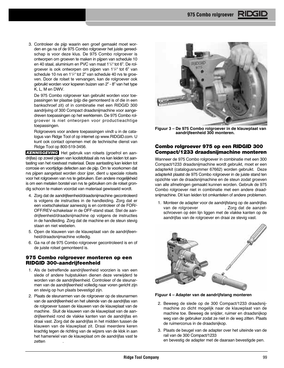 RIDGID Combo Roll Groover User Manual | Page 101 / 490