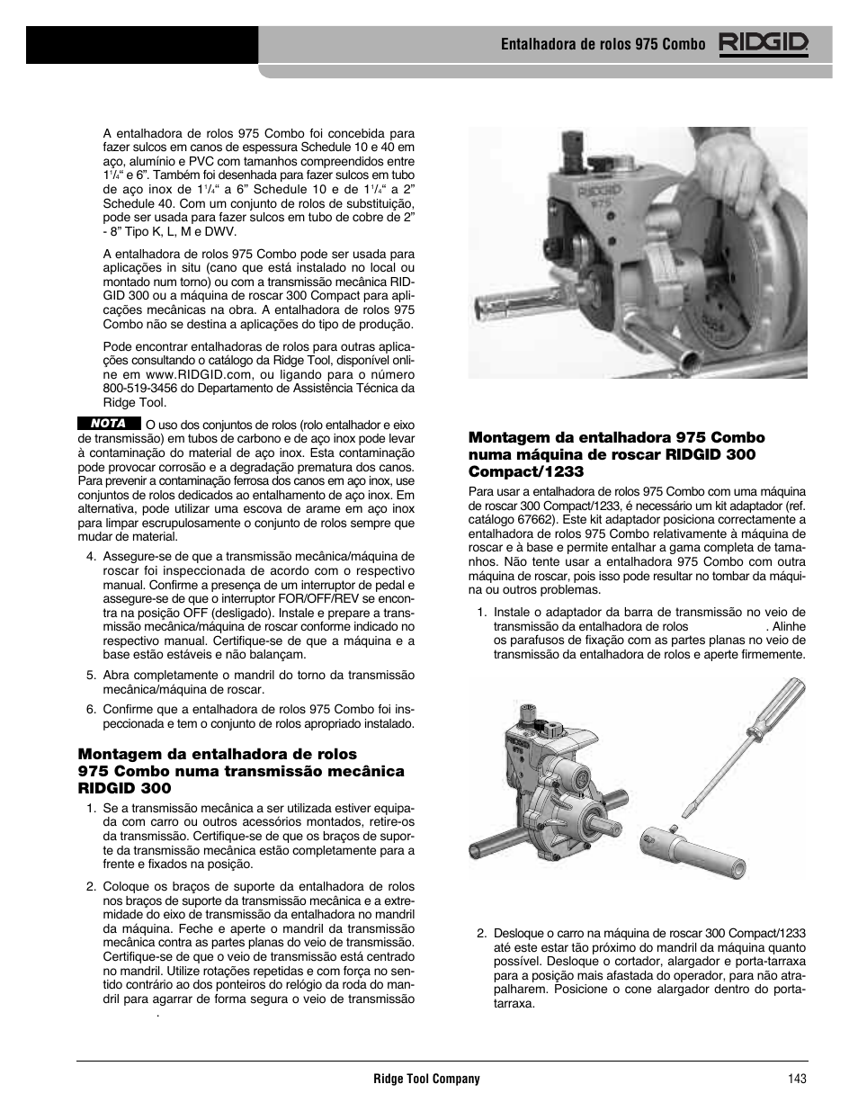 RIDGID Combo Roll Groover User Manual | Page 145 / 490