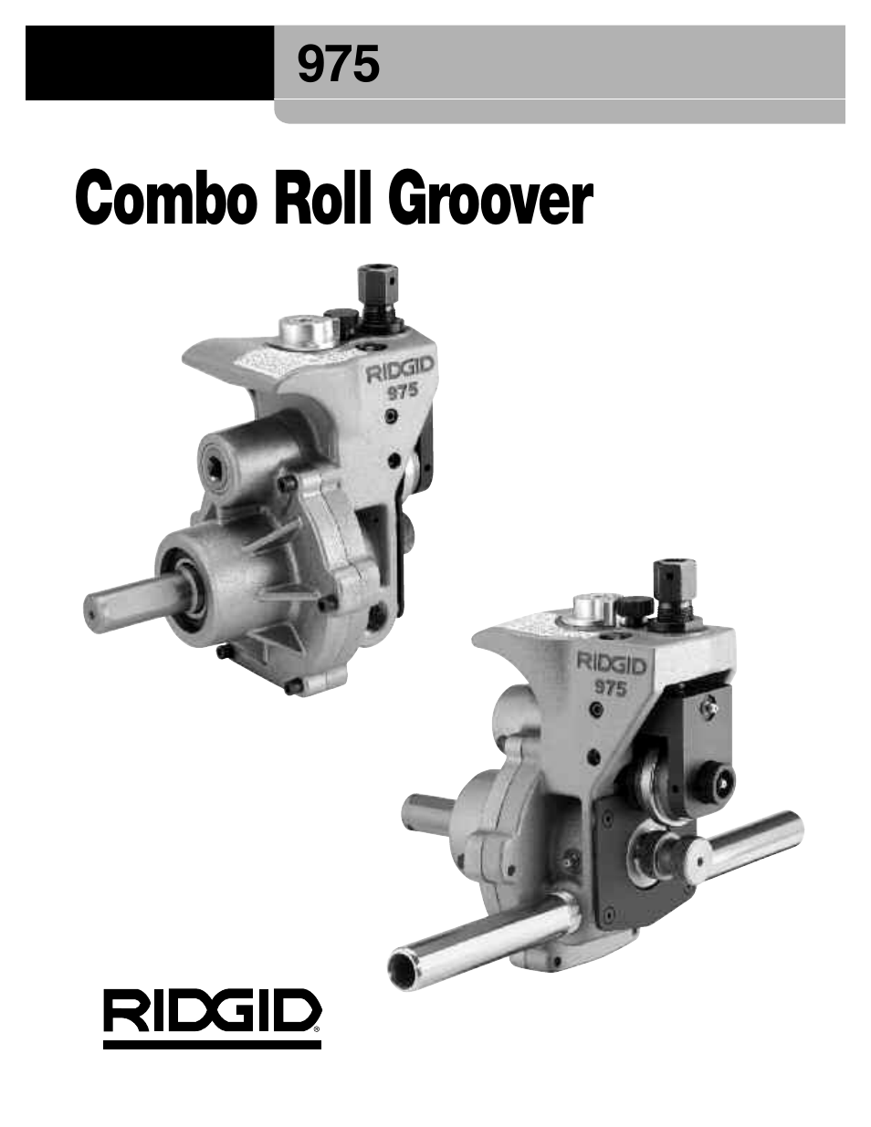 Combo roll groover | RIDGID Combo Roll Groover User Manual | Page 160 / 490