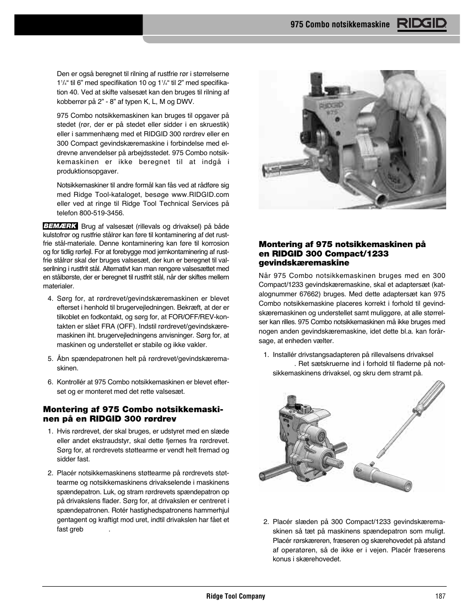 RIDGID Combo Roll Groover User Manual | Page 189 / 490