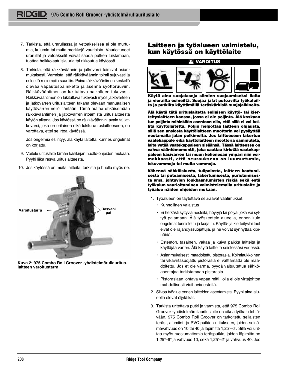 RIDGID Combo Roll Groover User Manual | Page 210 / 490