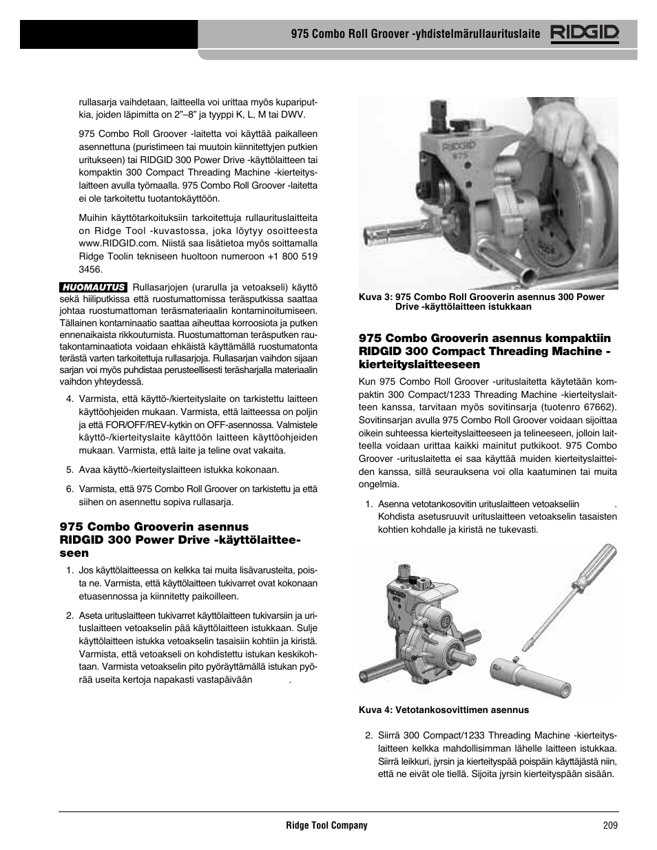 RIDGID Combo Roll Groover User Manual | Page 211 / 490