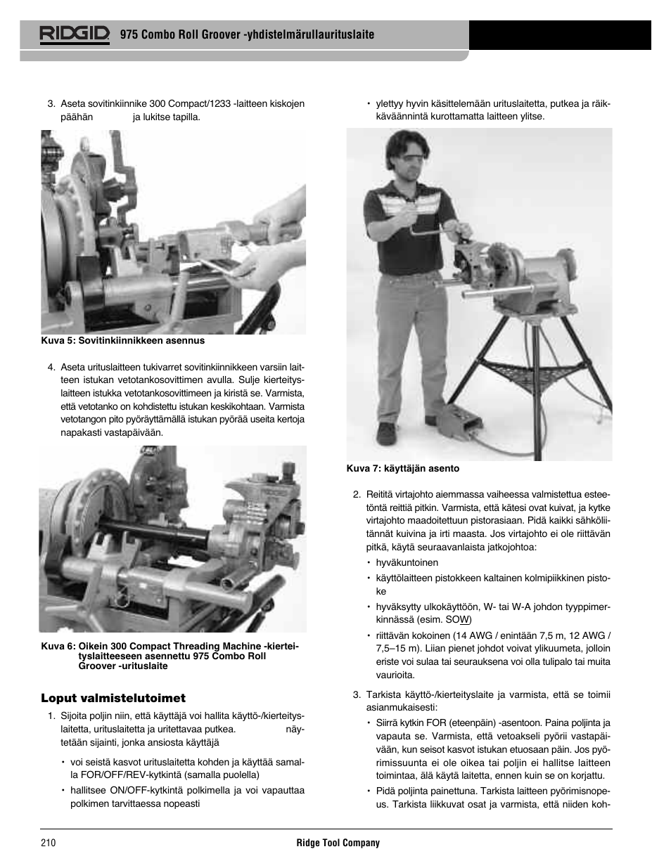 RIDGID Combo Roll Groover User Manual | Page 212 / 490