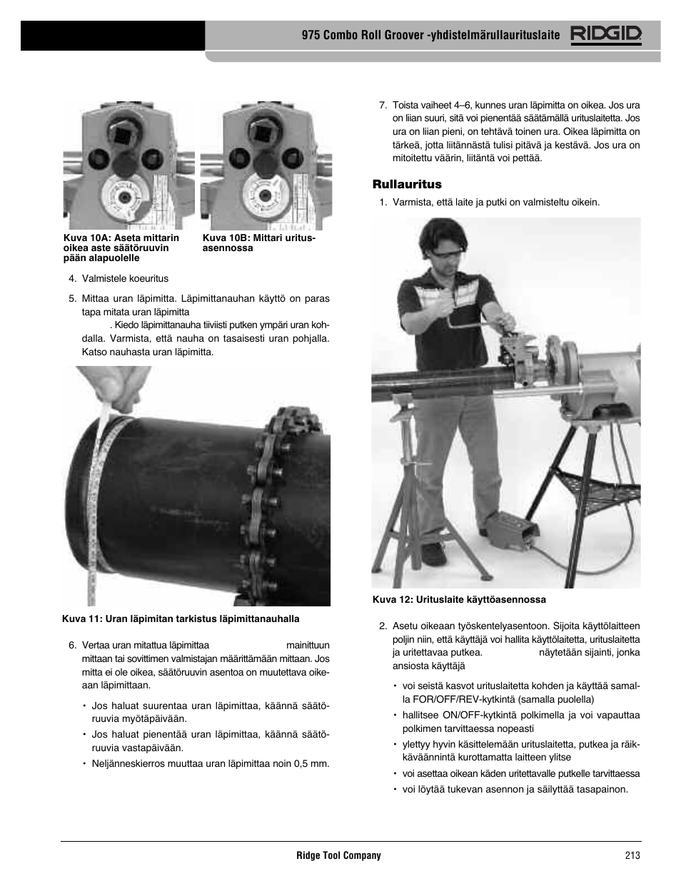 RIDGID Combo Roll Groover User Manual | Page 215 / 490