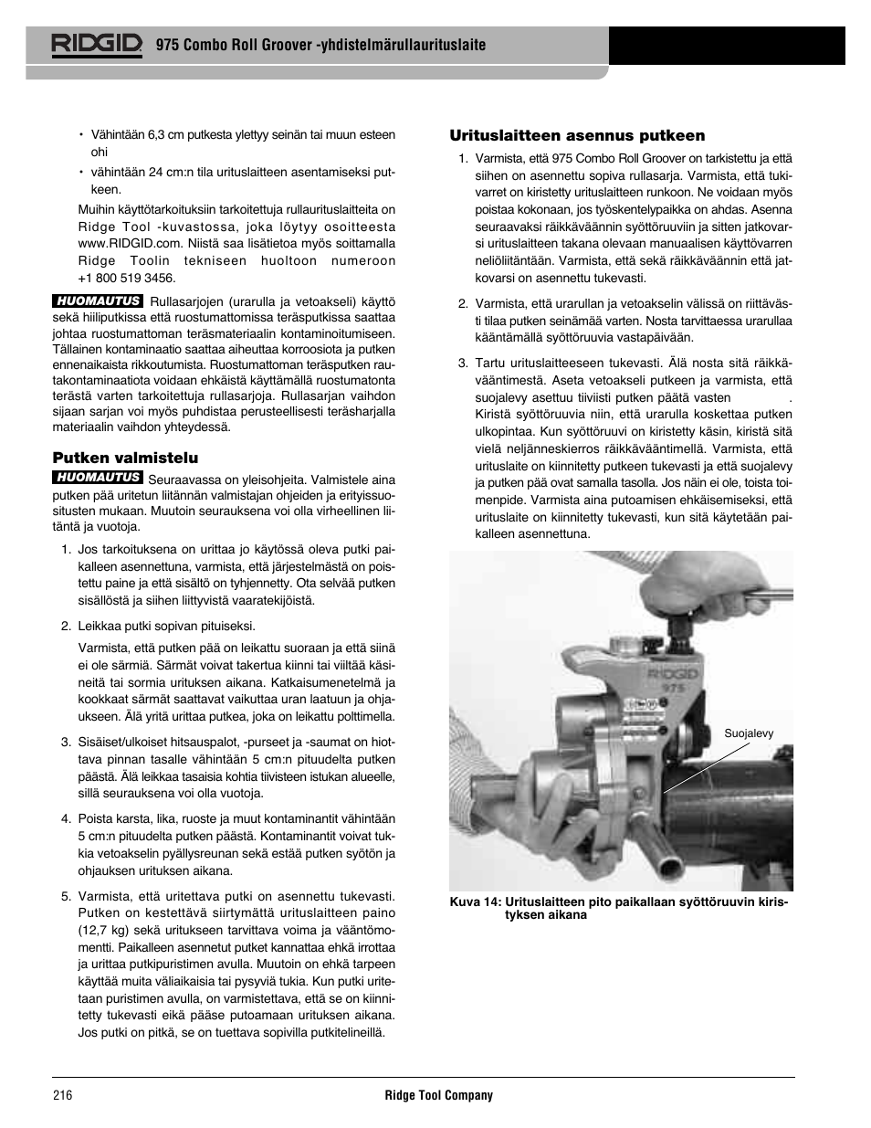 RIDGID Combo Roll Groover User Manual | Page 218 / 490