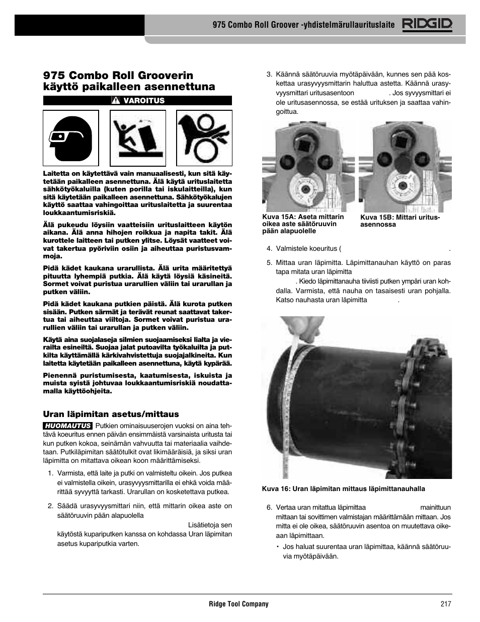 RIDGID Combo Roll Groover User Manual | Page 219 / 490