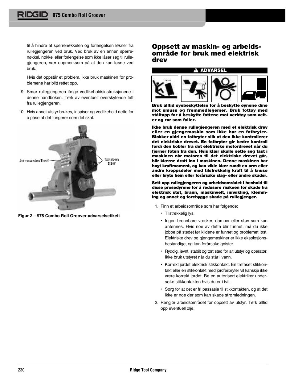 RIDGID Combo Roll Groover User Manual | Page 232 / 490