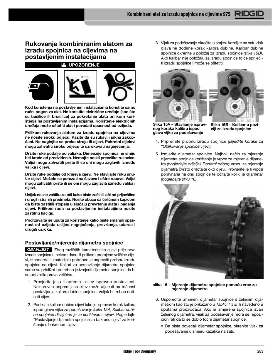 RIDGID Combo Roll Groover User Manual | Page 285 / 490