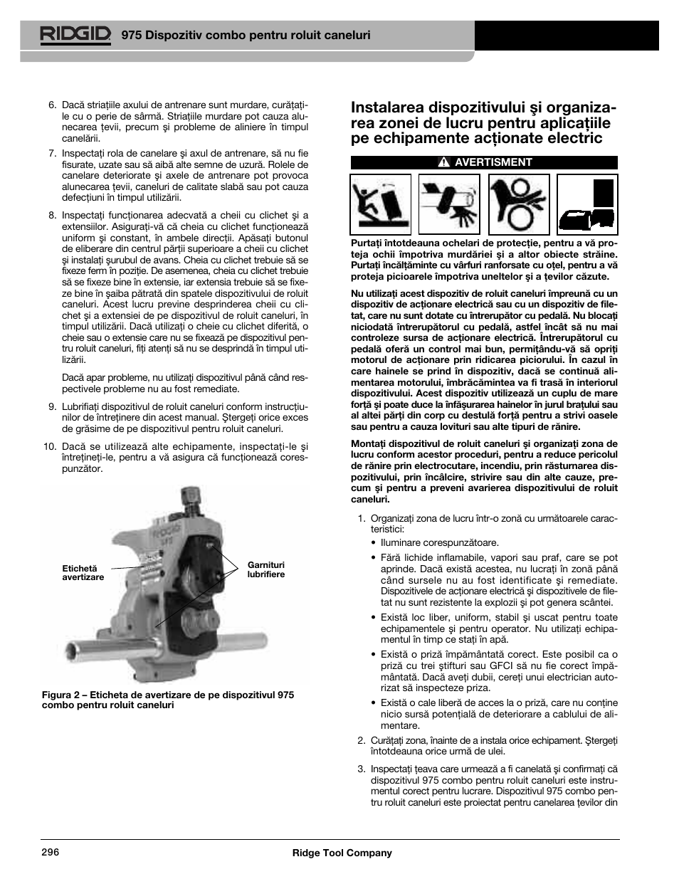 RIDGID Combo Roll Groover User Manual | Page 298 / 490