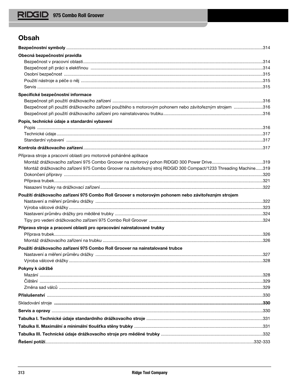 RIDGID Combo Roll Groover User Manual | Page 315 / 490