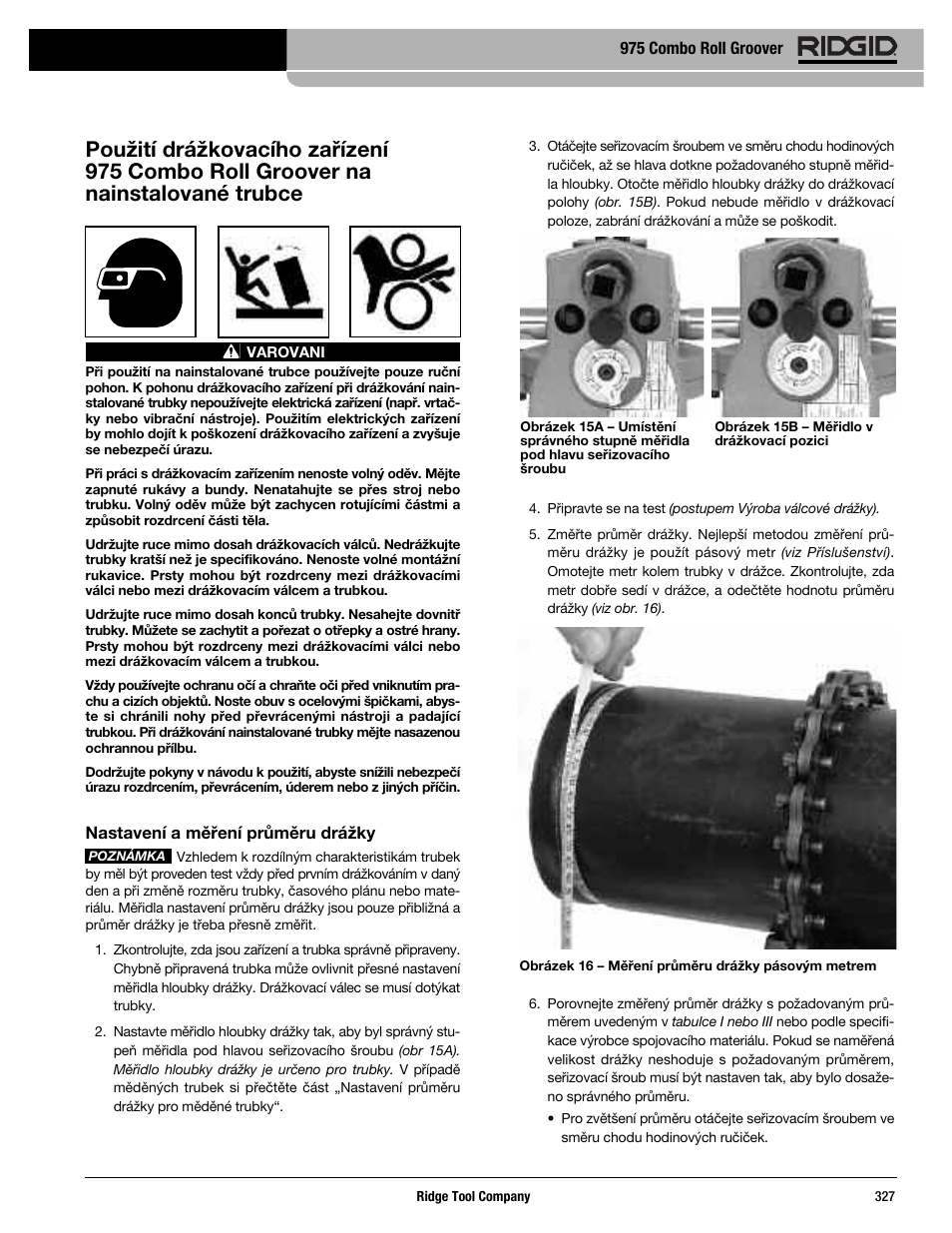 RIDGID Combo Roll Groover User Manual | Page 329 / 490