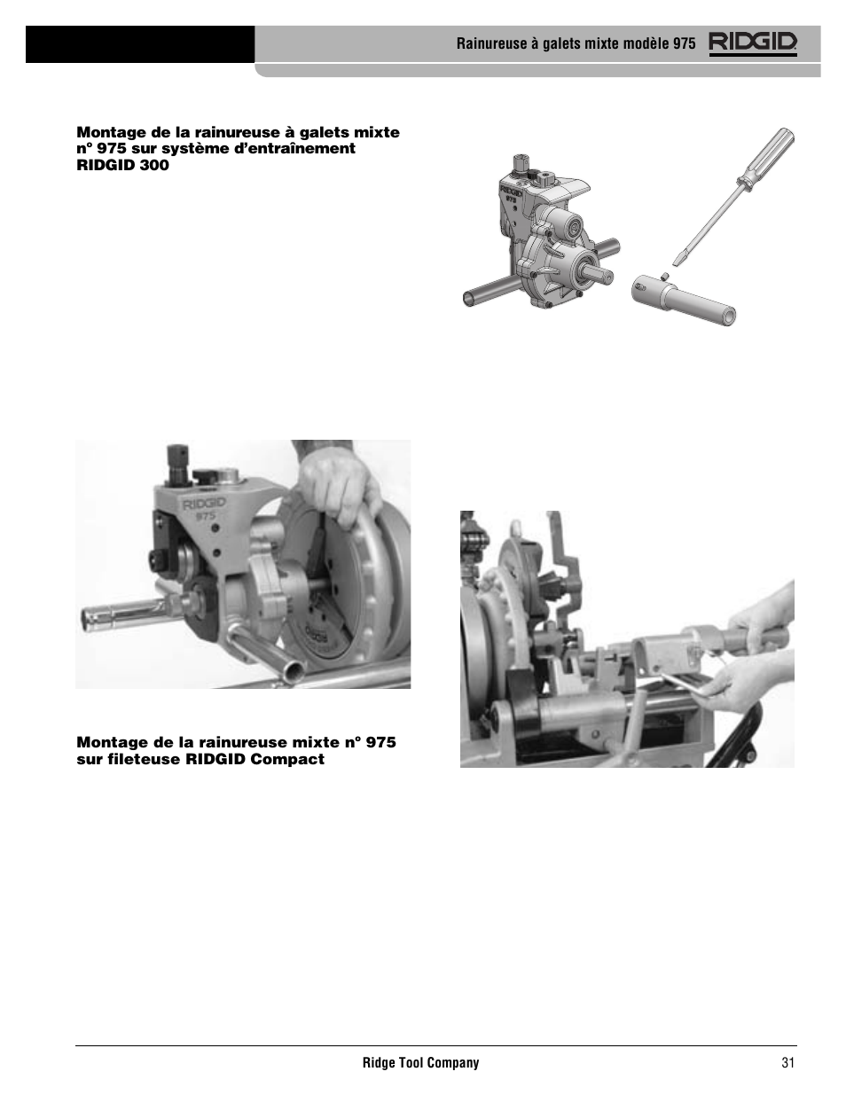 RIDGID Combo Roll Groover User Manual | Page 33 / 490