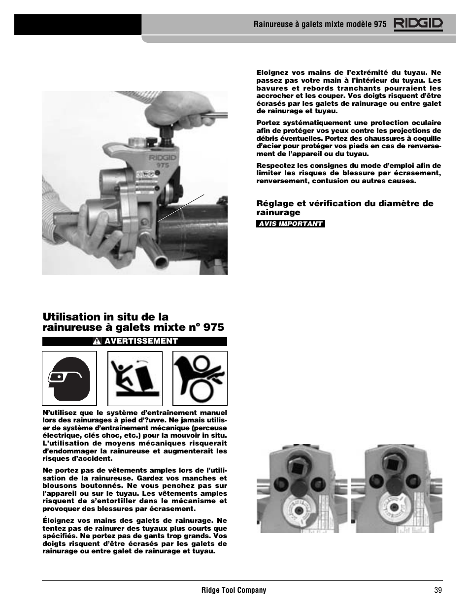 RIDGID Combo Roll Groover User Manual | Page 41 / 490