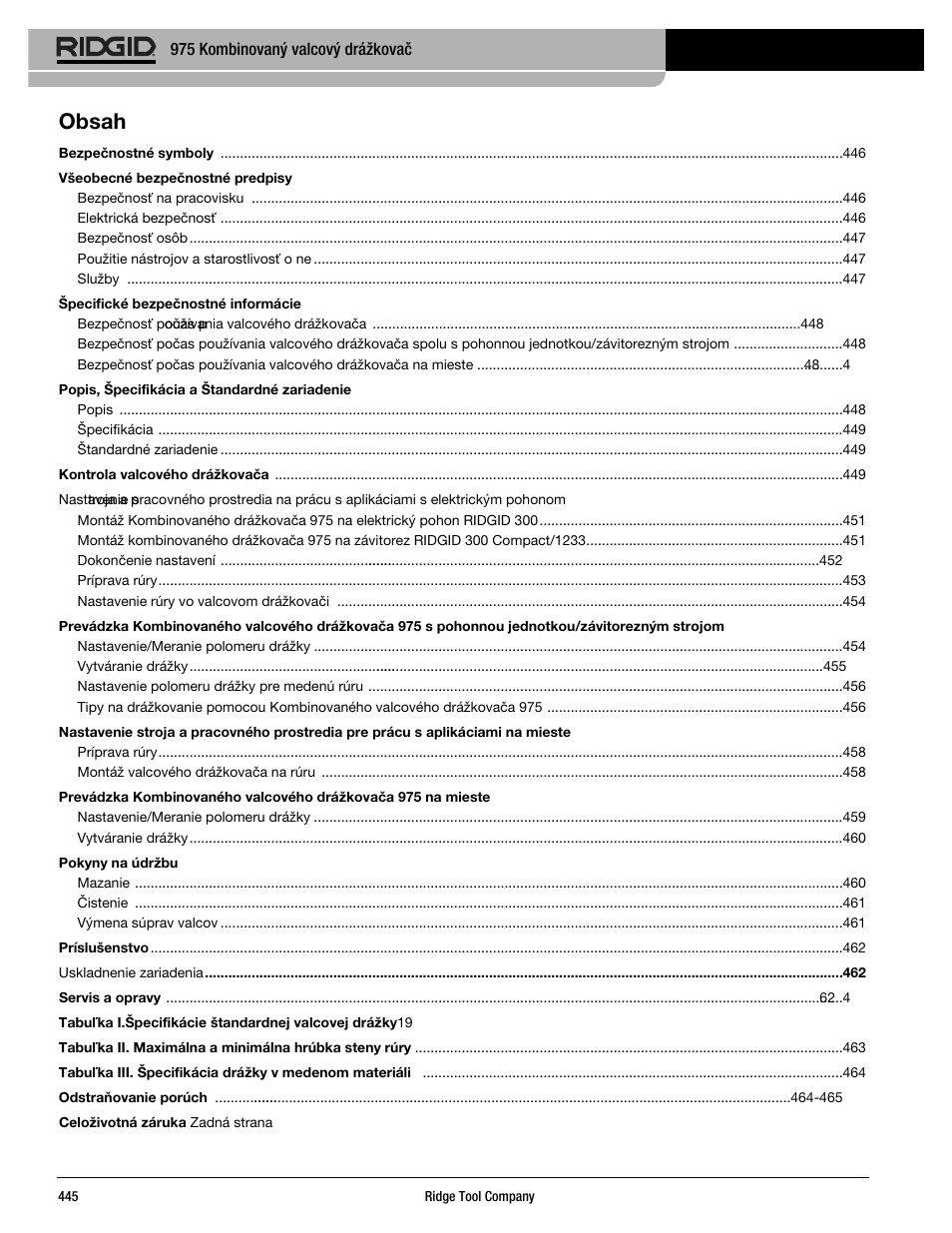 RIDGID Combo Roll Groover User Manual | Page 447 / 490