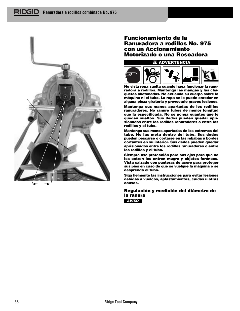 RIDGID Combo Roll Groover User Manual | Page 60 / 490